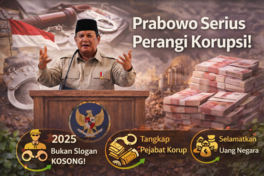 Bukan Retorika: Di Tangan Prabowo, Perang Melawan Korupsi Dijalankan Serius dan Terbuka